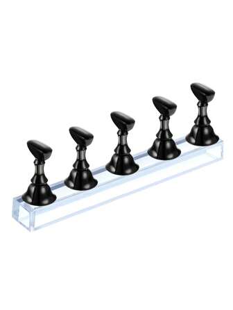 XIYANG TRADE Nail Stand For Press On Nails Display, Magnetic Fake Nails Holder For Painting Nails Practices, Beginner Acrylic Nail Art Kit Accessories, Nail Salon Equipment And Decor,Nail Supplies,Nail Tools,Nail Art Tools,Back To School,Nails,Nail Tools For Press On Nails