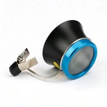 5X 10X 20X Eyeglass Magnifier Clip-On Eye Loupe Magnifying Lens Portable Eyepiece Process Operation Watchmakers Repair Tool - Blue - View 11