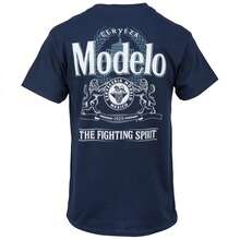 Modelo Especial The Fighting Spirit Classic Logo Front/Back T-Shirt - Blue - View 3