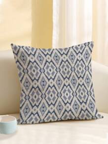 1pc Modern Check Patterned Cushion Cover, Printed Decorative Pillow Case, Single Sided Print, Pillow Core Not Included, For Sofa, Home Decorative Pillow Cover