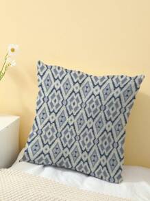 1pc Modern Check Patterned Cushion Cover, Printed Decorative Pillow Case, Single Sided Print, Pillow Core Not Included, For Sofa, Home Decorative Pillow Cover