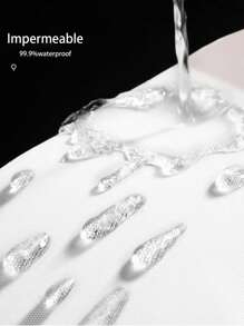 1pc Modern Artistic String Shower Curtain Waterproof Fabric Bathroom Divider Anti-Mold Wet & Dry Separation Shower Screen Home Bathroom Decor Fall Decor Bathroom Accessories Back To School