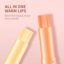 Moisturizing Lip Balm That Changes Color According To Temperature, Essential Item For Women'S Daily Lip Care In Autumn And Winter, Anti-Drying And Repairing - Peach - View 5