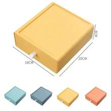 1個抽屜式桌面整理盒,化妝品、珠寶、學生宿舍文具整理盒 - 彩色 - 查看 8