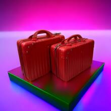 Travel Storage Bags - Red - View 3