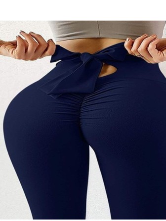 Leggins Colombiano Corte Con Moño, deportivo sexy