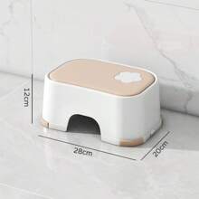 Taburete Para Niños Para Lavarse Las Manos Y Cepillarse Los Dientes, Taburete De Plástico Antideslizante Para Guardería, 1 Ud. - Rosa - Ver 2