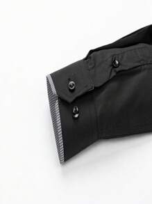 Men Shirts - 黑色 - 查看 6