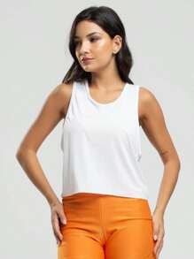 Vicbela Women Sports Tees & Tanks - trắng - Xem 1