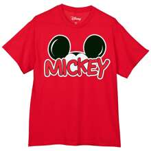 Disney Mickey Mouse Signature Ears Family T-Shirt - Red - View 3