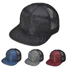 1 件带字母刺绣棒球帽，个性化遮阳帽 - 紅色 - 查看 5