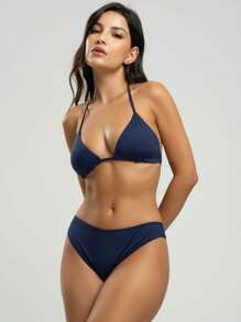 Vicbela Women Bikini Sets - Màu xanh hải quân - Xem 3