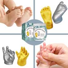 Baby Handprint & Footprint Memory Set 3d Baby Handprint And Footprint Cast Kit, For Infant Hand And Foot Casting Diy - Multicolor - View 6