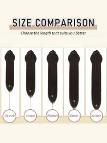 马尾辫接发 18~34 英寸女士合成长直马尾辫夹式马尾辫接发适合女孩的各种场合，包括音乐节、派对、角色扮演、假期和所有季节