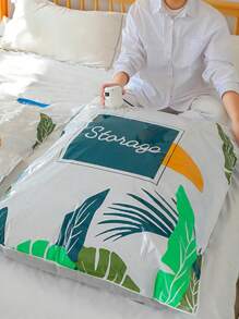 1 件真空压缩袋用于衣服和被子，家用衣物床上用品收纳袋，加厚抽气压缩袋用于行李存放装饰品秋季装饰节日装饰房间装饰家居装饰秋季装饰卧室装饰 - 藍色 - 查看 6