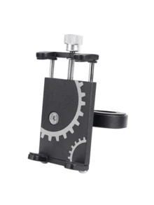 1入鋁合金自行車、摩托車、山地車、電動車用手機架,導航必備 - 黑色 - 查看 5