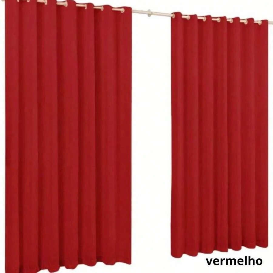 Blackout Curtains & Shades - Đỏ - Xem 1
