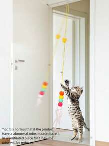 1入組懸掛鼠標設計隨機逗貓玩具 - 彩色 - 查看 10