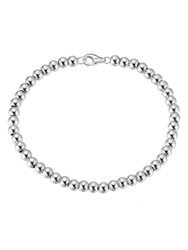 ORSA JEWELS 1 Pc Genuína Pulseira De Pérolas De Prata Esterlina 925 Para Mulheres, Pulseira De Mão Deslumbrante Para Mulheres E Meninas, Presente Para Festa De Aniversário Ou De Aniversário
