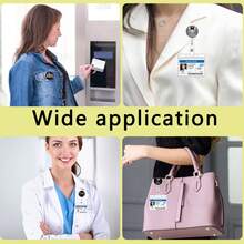 5入組印有字母的扣環 - 彩色 - 查看 5