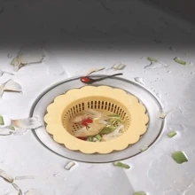 1 Pieza Filtro De Fregadero De Cocina De Plástico Aleatorio Para Prevenir El Obstrucción Con Forma De Flor - Color aleatorio - Ver 4