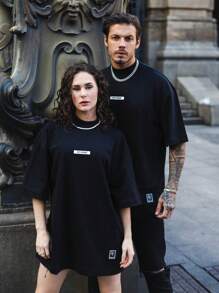 Men T-Shirts - 黑色 - 查看 3