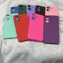 Cover Case FOR POCO C65 Silicone Case Velvety - Green water - View 2