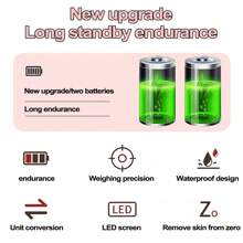 1只高精度電子廚房秤,可稱重食物、咖啡等 - 西瓜粉 - 查看 5