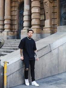 Men T-Shirts - Black - View 4