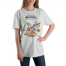 Avatar: The Last Airbender Group Stance Image T-Shirt - White - View 2