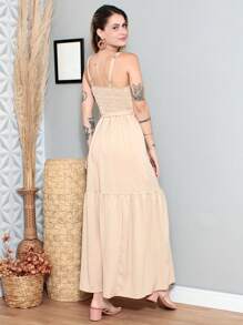 Women Dresses - Màu be - Xem 2