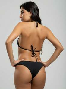 Vicbela Women Bikini Sets - Black - View 4