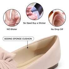 Women's Flats Dressy Pointed Toe Comfortable Bowknot Ballet Flats Shoes - Màu be - Xem 3