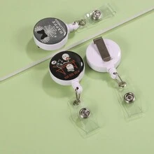 5入組印有字母的扣環 - 彩色 - 查看 4