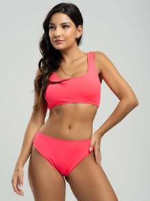 Vicbela Women Bikini Sets - Hot Pink - View 1