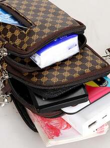 女士手机包，迷你斜挎包，竖款零钱包，运动臂带/跑步腕带，带耳机孔的迷你休闲斜挎手机包，适合白领、大学生、通勤族、商务人士、上班族，是周年纪念日、送给爱人、生日、情人节、圣诞节、感恩节的理想礼物。 - 彩色 - 查看 6