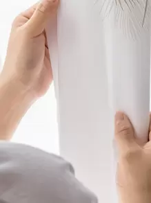 1pc New Style Modern & Fresh Floral Pattern Decorative Rod Pocket Sheer Curtain For Home - Multicolor - View 6