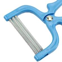 Hair Remover Spring Facial Hair Removal For Women Spring Facial Epilator Removes Hair On The Upper Lip Chin Cheeks & Sidebu - Blue - View 6