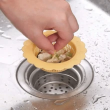 1 Pieza Filtro De Fregadero De Cocina De Plástico Aleatorio Para Prevenir El Obstrucción Con Forma De Flor - Color aleatorio - Ver 6