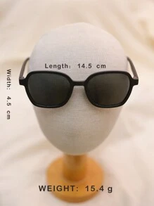 1pc Fashionable Child Eyeglasses, Available In 3 Colors, Simple & High-End Quality - Black - View 2