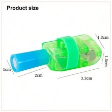 (10入組)投影led手指燈,卡通隨機圖案,是節慶派對、娛樂和家庭聚會的有趣配件 - 彩色 - 查看 7