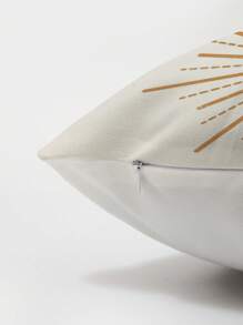 1pc Simple Design Printed Cushion Cover Without Pillow Inner, Modern Pillow Case For Home Decor