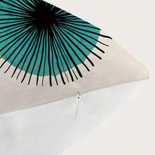 1pc Simple Geometric Line Pattern 45*45cm Polyester Living Room Bedroom Sofa Cushion Cover Digital Printing (Pillow Core Not Included) - Multicolor - View 7