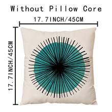 1pc Simple Geometric Line Pattern 45*45cm Polyester Living Room Bedroom Sofa Cushion Cover Digital Printing (Pillow Core Not Included) - Multicolor - View 6