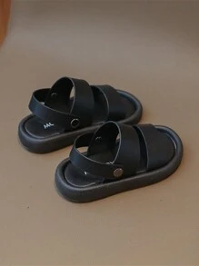 Sandales De Plage Antidérapantes À Fond Souple Pour Enfants, Pantoufles Unisexes Décontractées À Bout Ouvert, Nouvelle Collection Été 2023