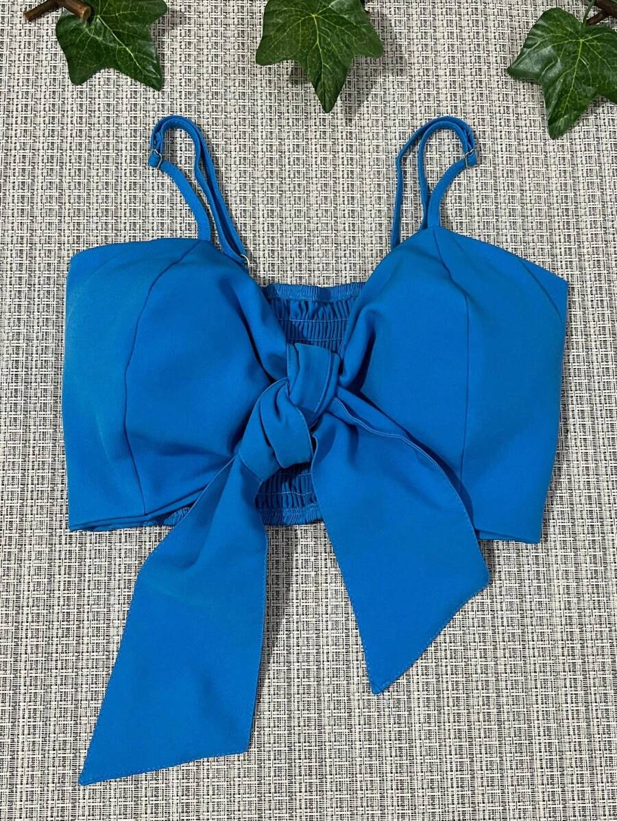 Women Tops - 藍色 - 查看 1