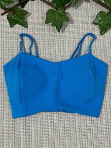 Women Tops - 藍色 - 查看 2