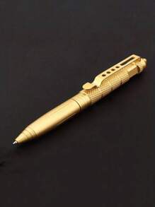 戶外自衛B2钨鋼頭戰術筆多功能筆，配有破窗器和求生哨 - 彩色 - 查看 9