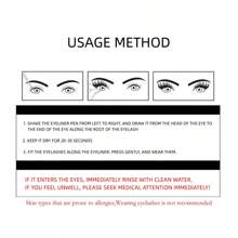 langsha 新品卷曲磁性假睫毛3對/組,可重複使用、柔軟舒適、容易穿戴,磁吸式連接,輕盈自然,增強眼部分層效果,瞬間放大眼睛,修改眼形,增加眼部鮮明度和突出不同的外觀 - 黑色 - 查看 11