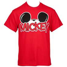 Disney Mickey Mouse Signature Ears Family T-Shirt - Red - View 2